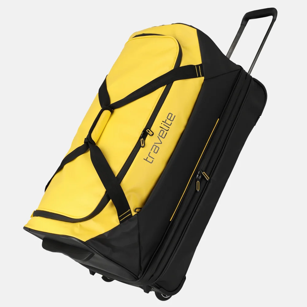 Travelite Basics reistas op wielen 70 cm yellow bij Duifhuizen