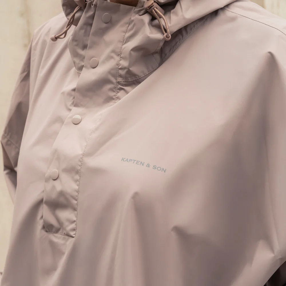 Kapten & Son regenjas/poncho muted rose bij Duifhuizen