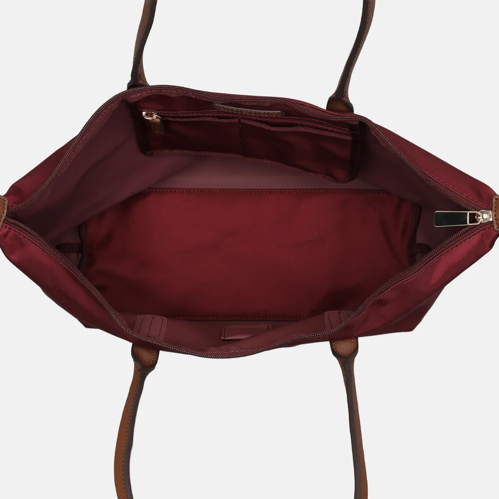 Tommy Hilfiger Popette tote shopper deep rouge bij Duifhuizen