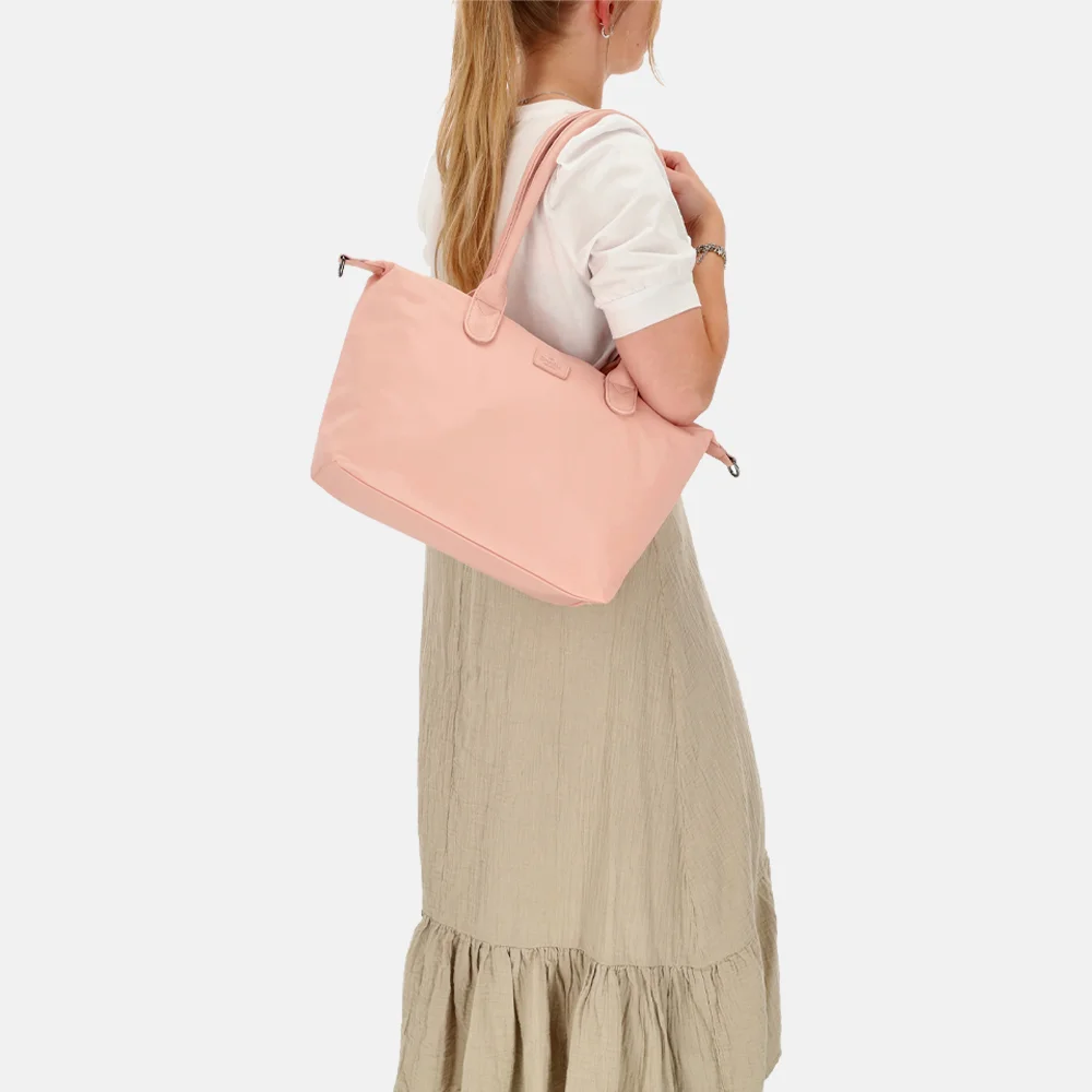 Charm London Buckingham Mono shopper M lichtroze bij Duifhuizen