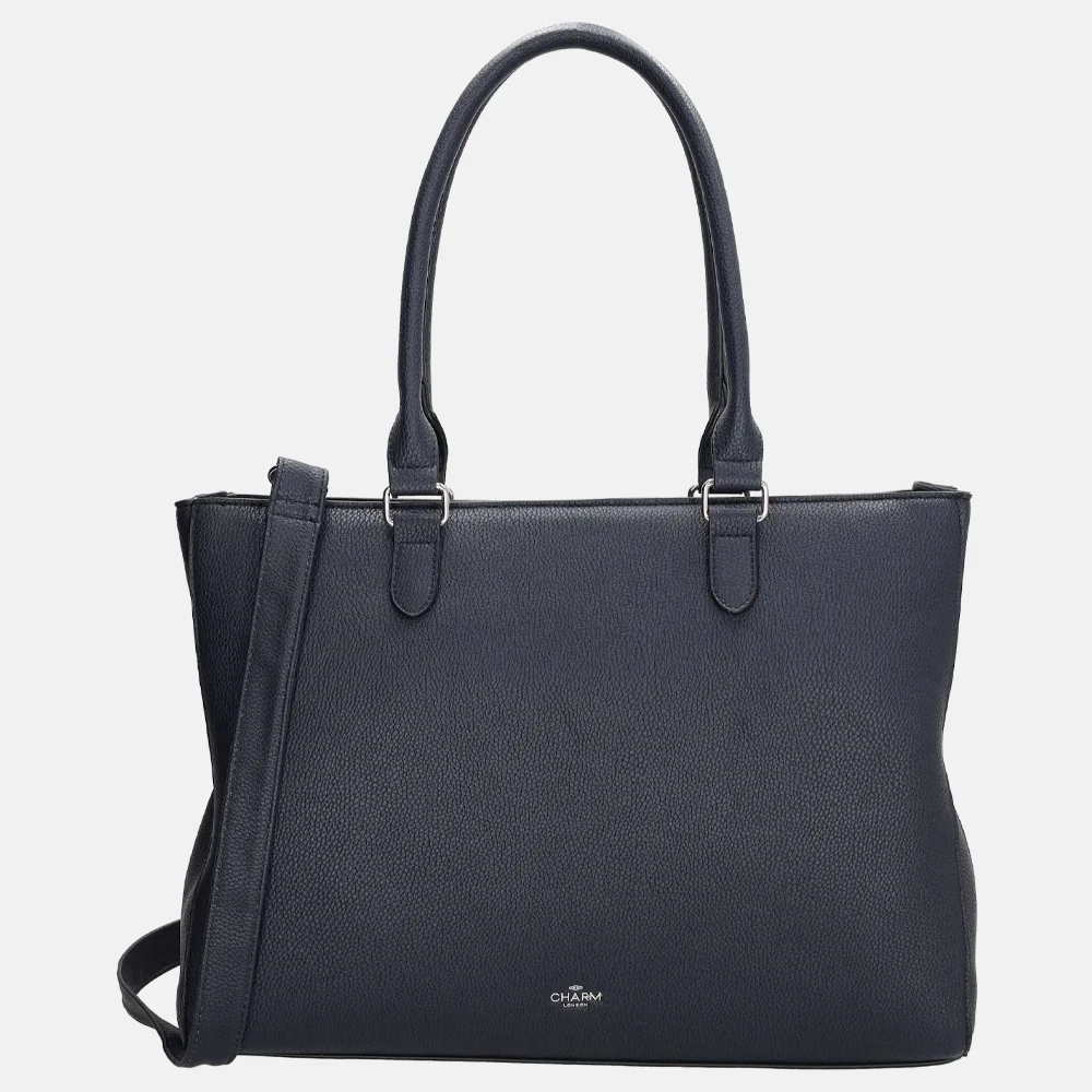Charm London Stratford shopper L blauw