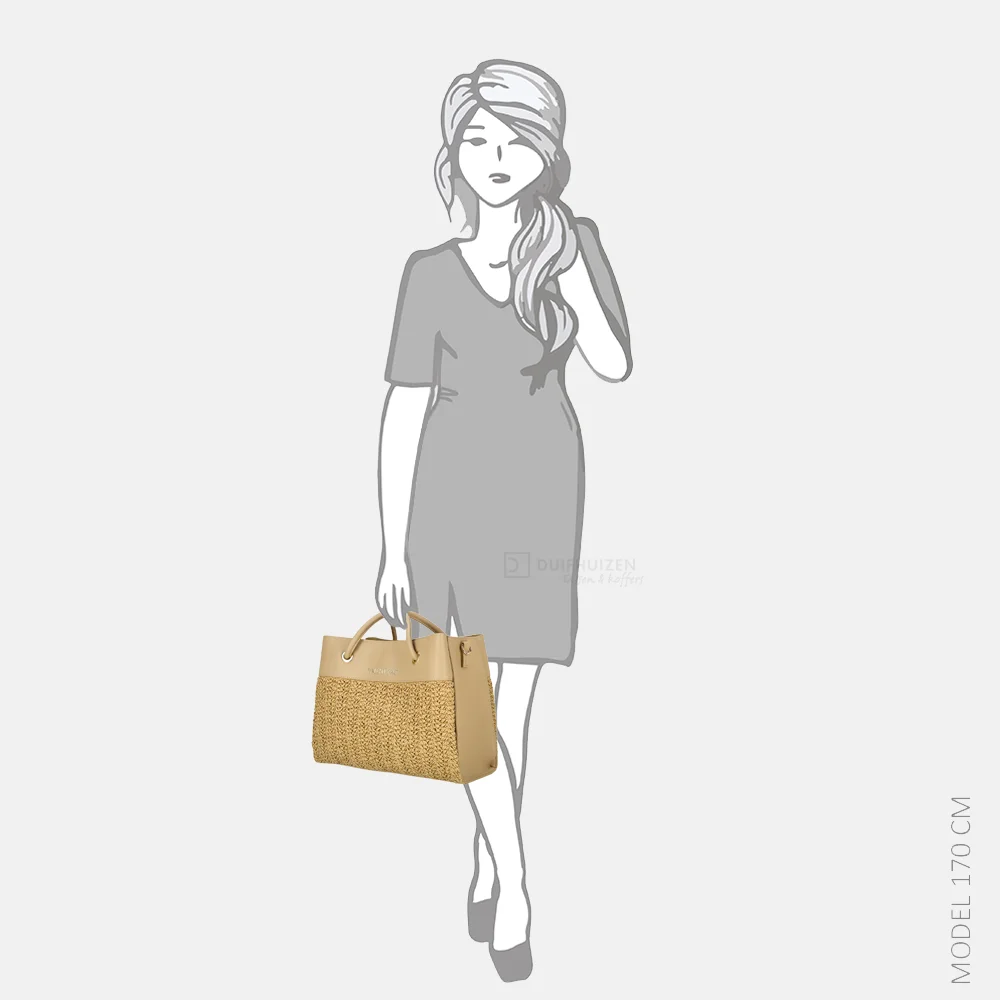 Valentino Bags Alexia Summer handtas riet naturale bij Duifhuizen