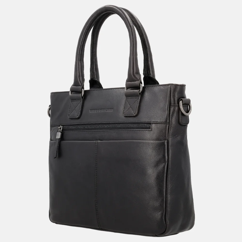 Hide & Stitches Porto handtas black bij Duifhuizen