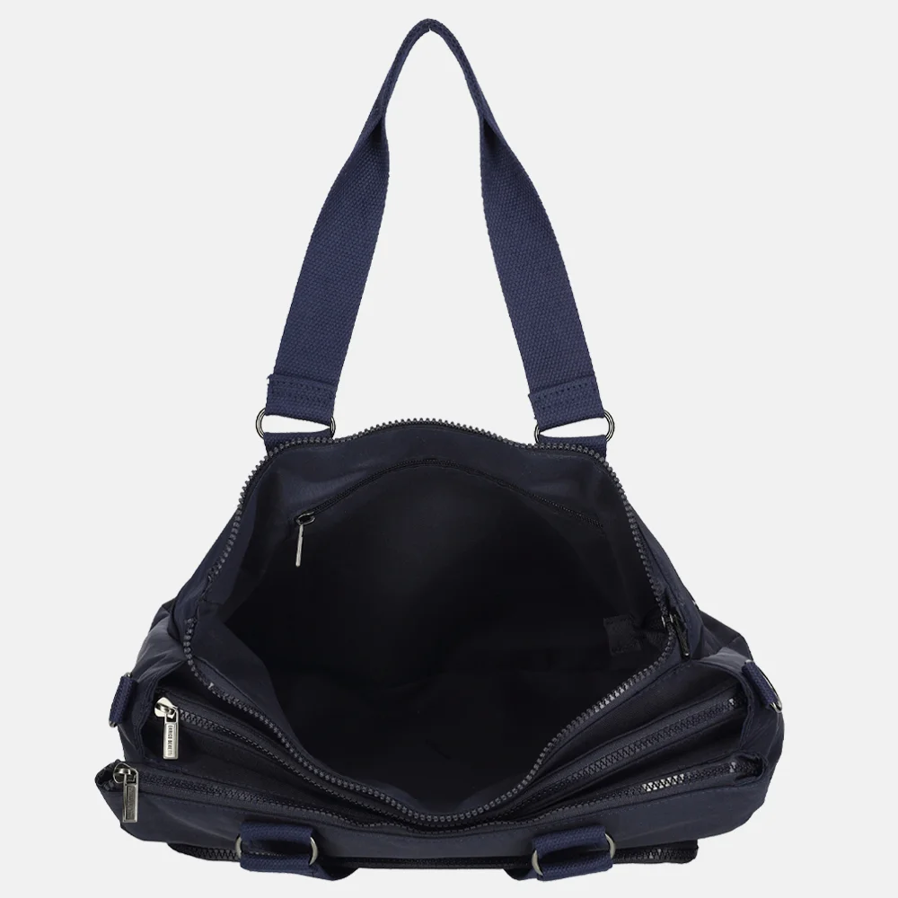 Enrico Benetti Suzie laptoptas 15 inch blauw bij Duifhuizen