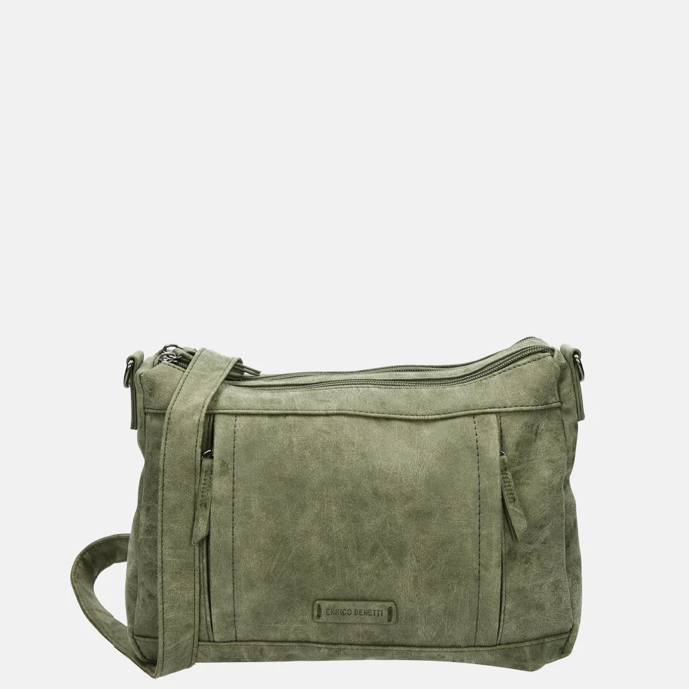 Enrico Benetti Ruby crossbody tas olijfgroen