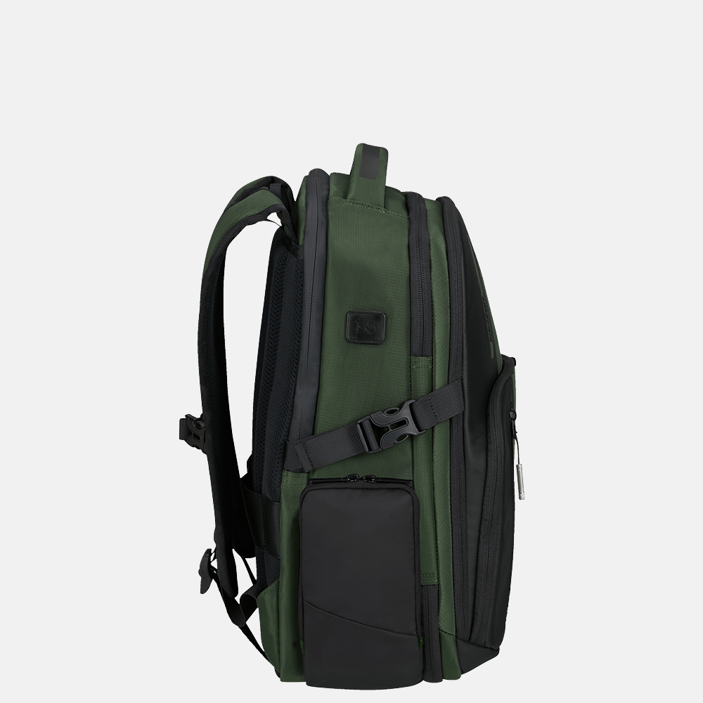 Samsonite Biz2go rugzak 15 inch  earth green bij Duifhuizen