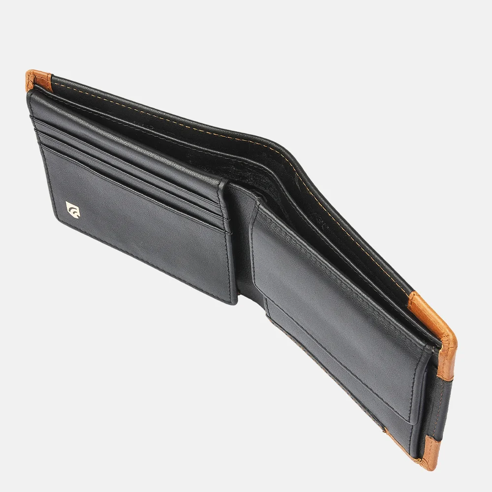 Castelijn en Beerens 80 year Jubileum billfold zwart/cognac bij Duifhuizen