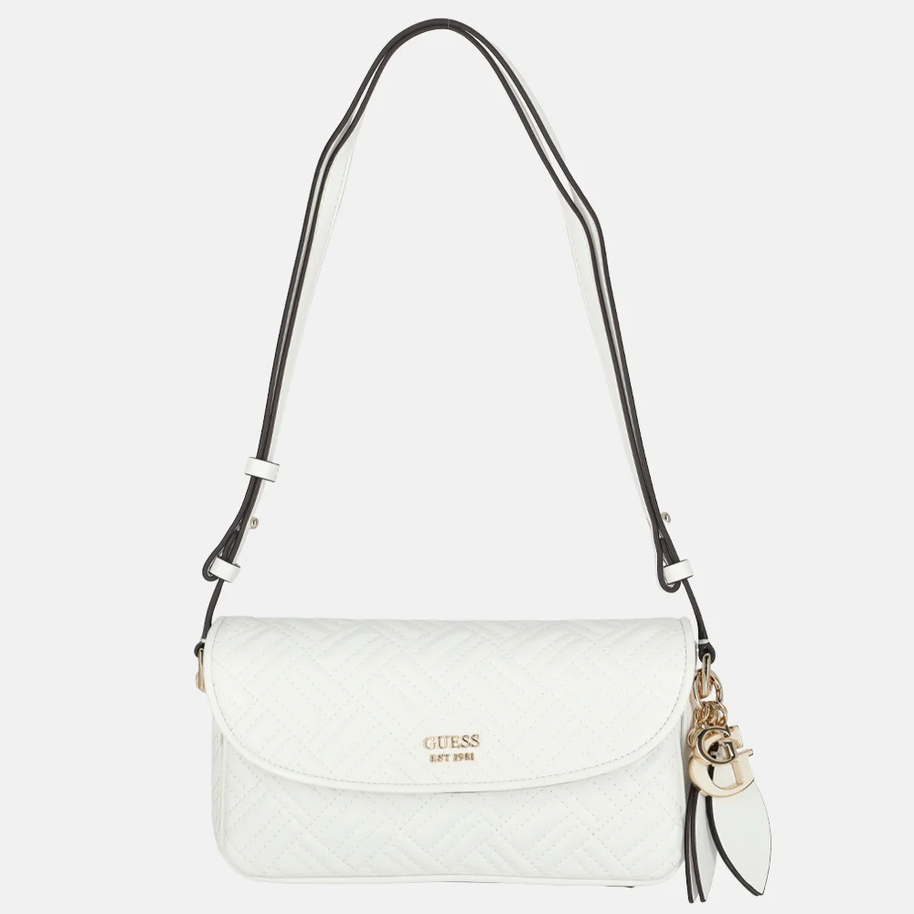 Guess Sally convertible crossbody tas white