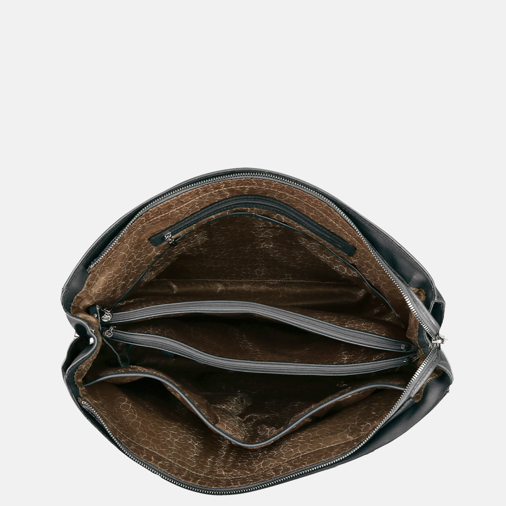 Claudio Ferrici Classico shopper 13.3 inch grey bij Duifhuizen