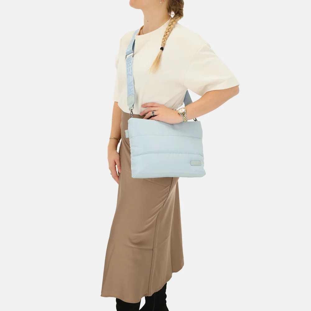 Zebra Trends crossbody tas lichtblauw bij Duifhuizen