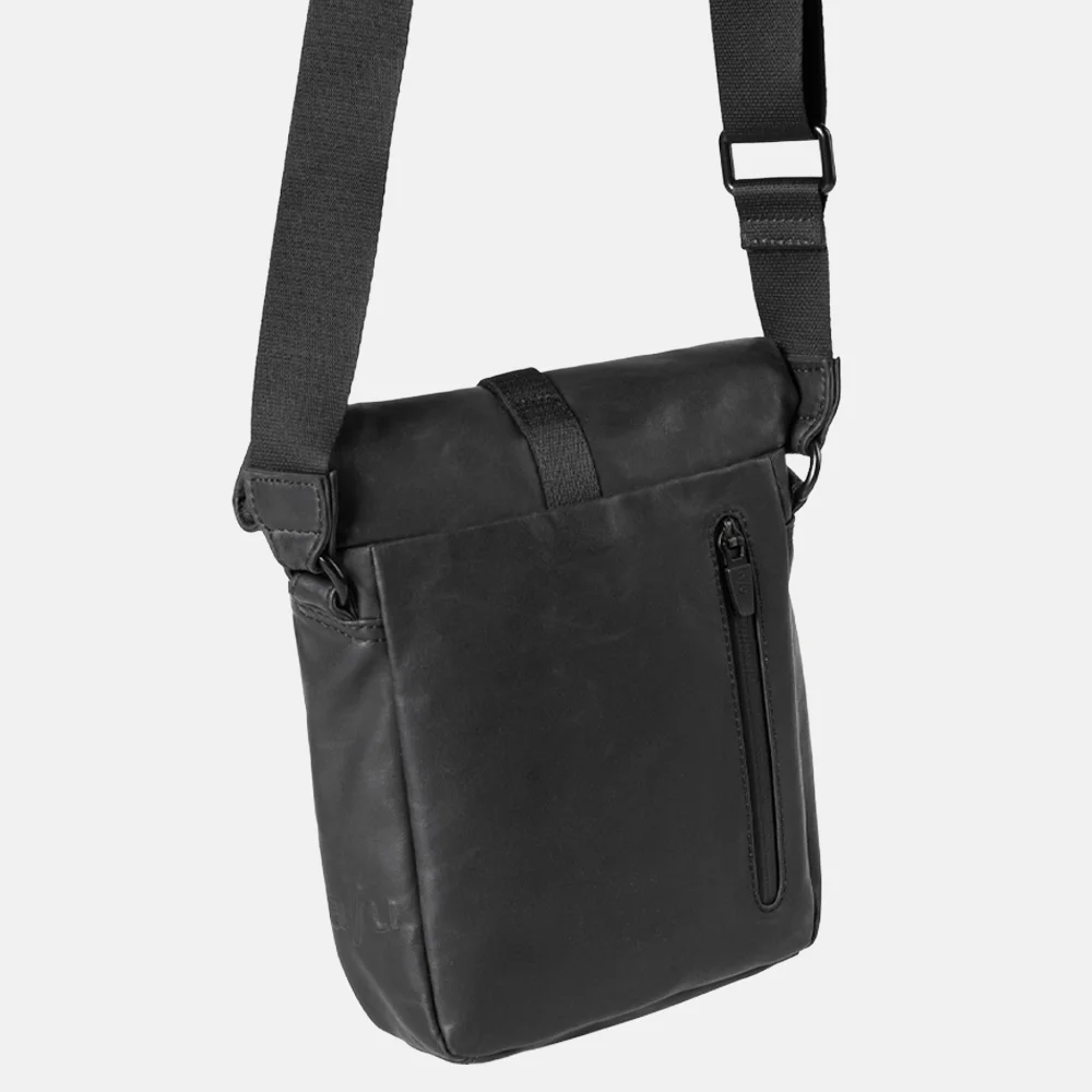 Aunts and Uncles Japan crossbody tas black bij Duifhuizen