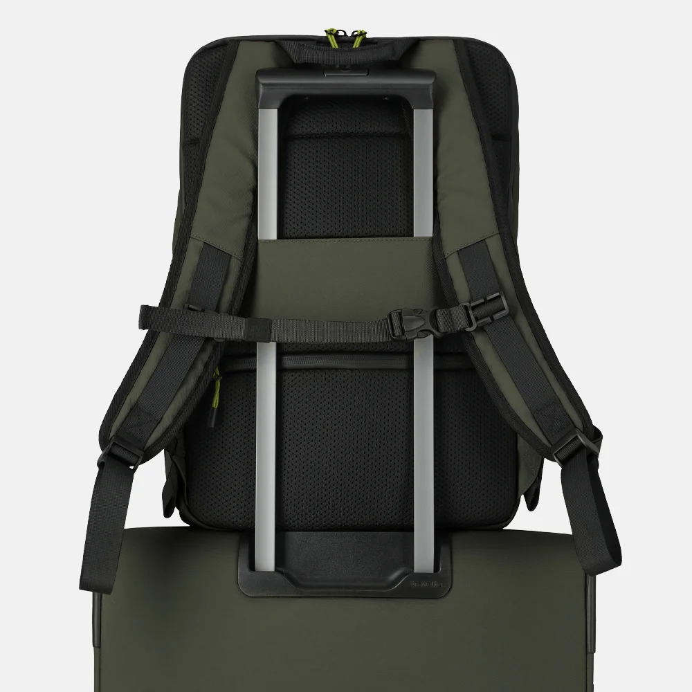 Travelite Briize rugzak M khaki bij Duifhuizen