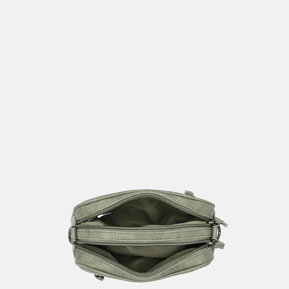 Enrico Benetti Stacey crossbody tas olijfgroen bij Duifhuizen