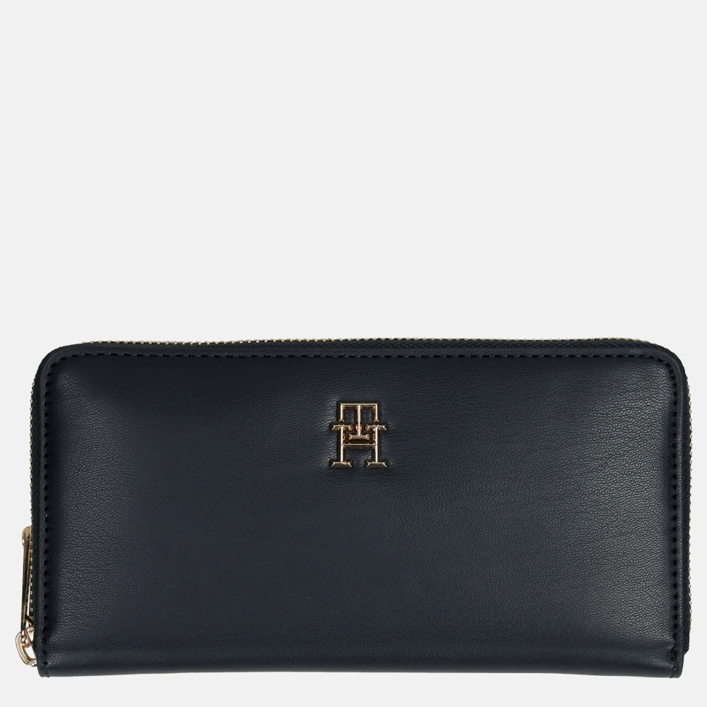 Tommy Hilfiger Iconic portemonnee L space blue bij Duifhuizen