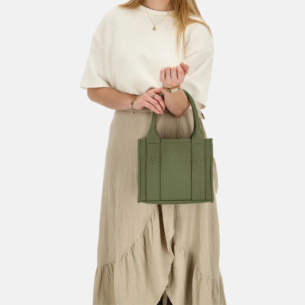 Charm London shopper S natuur groen bij Duifhuizen