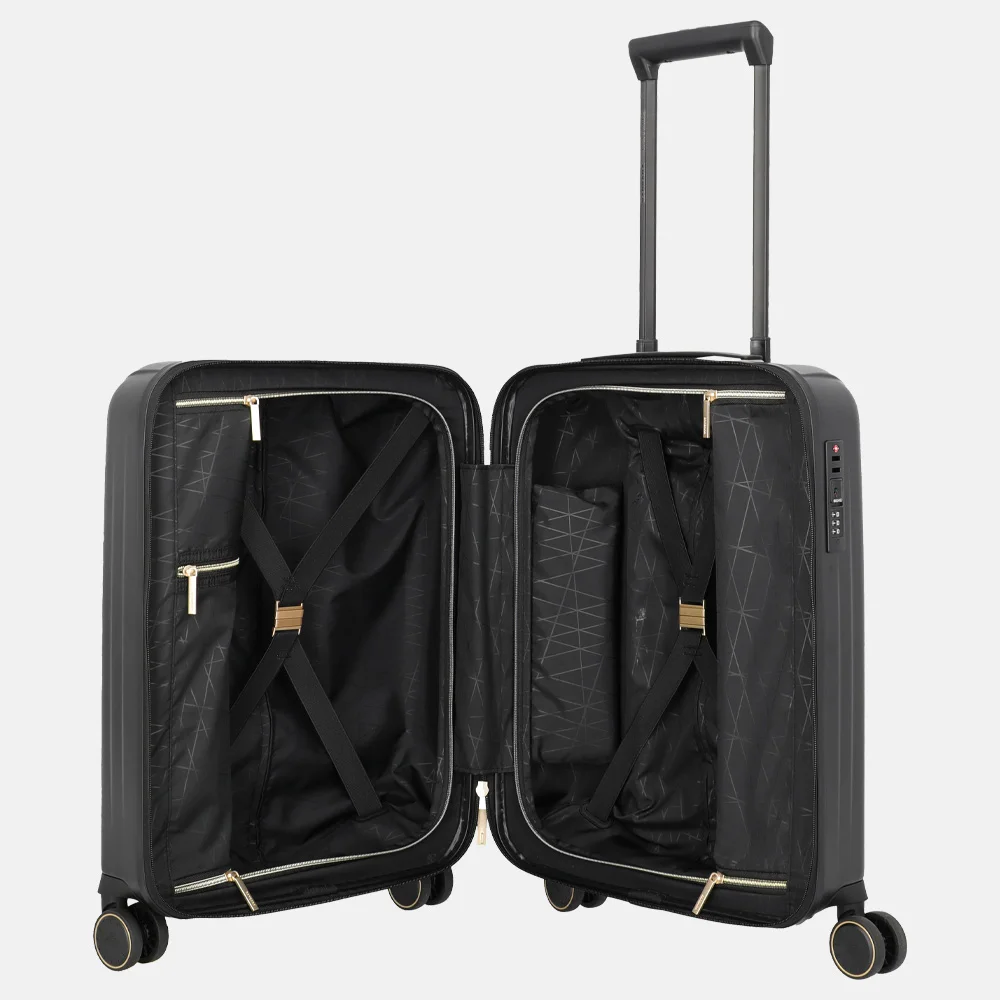 Travelite Barbara Novelty handbagage koffer 55 cm black bij Duifhuizen