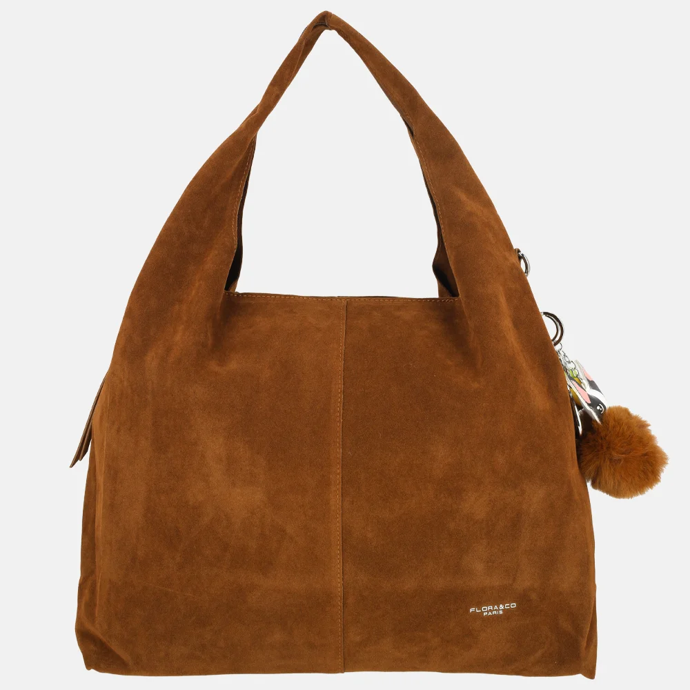 Flora & Co buideltas suedine camel bij Duifhuizen