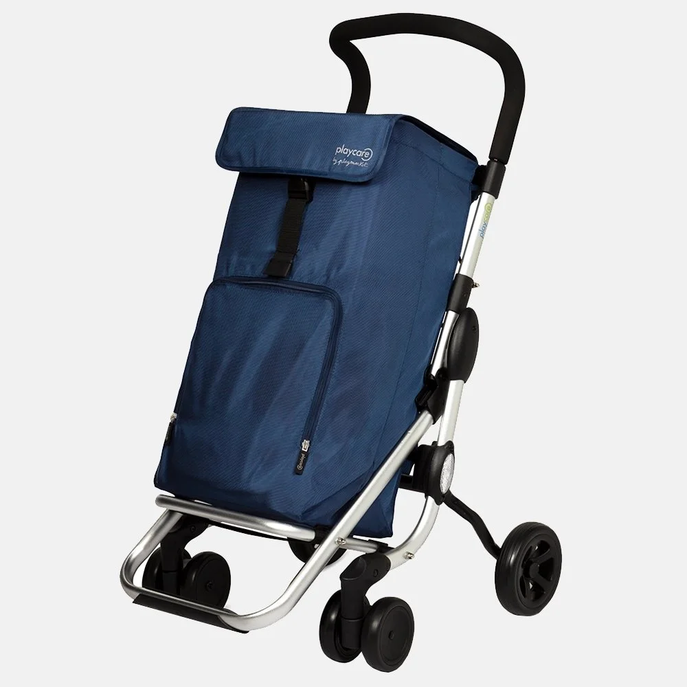 Playmarket Playcare boodschappentrolley navy bij Duifhuizen