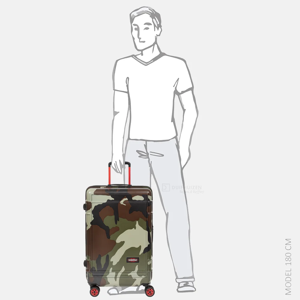 Eastpak Resist'R Zip reiskoffer M camo bij Duifhuizen