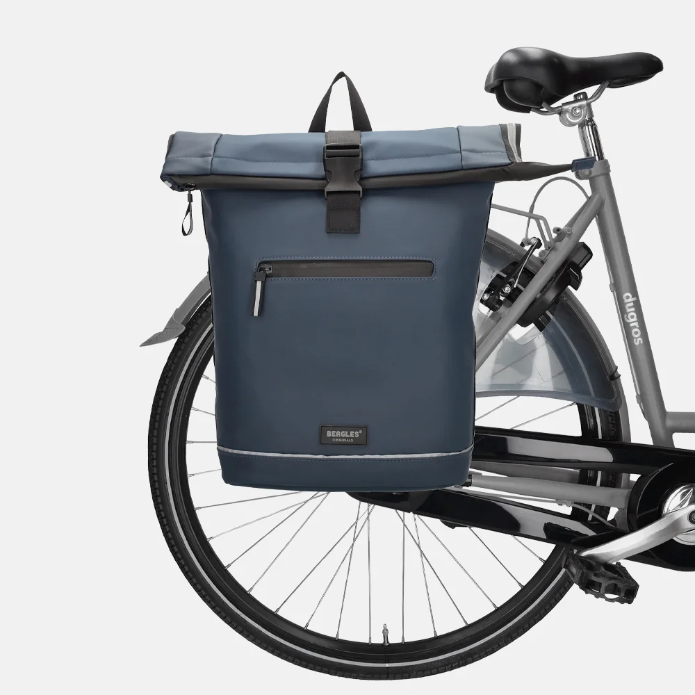 Beagles fietstas navy bij Duifhuizen