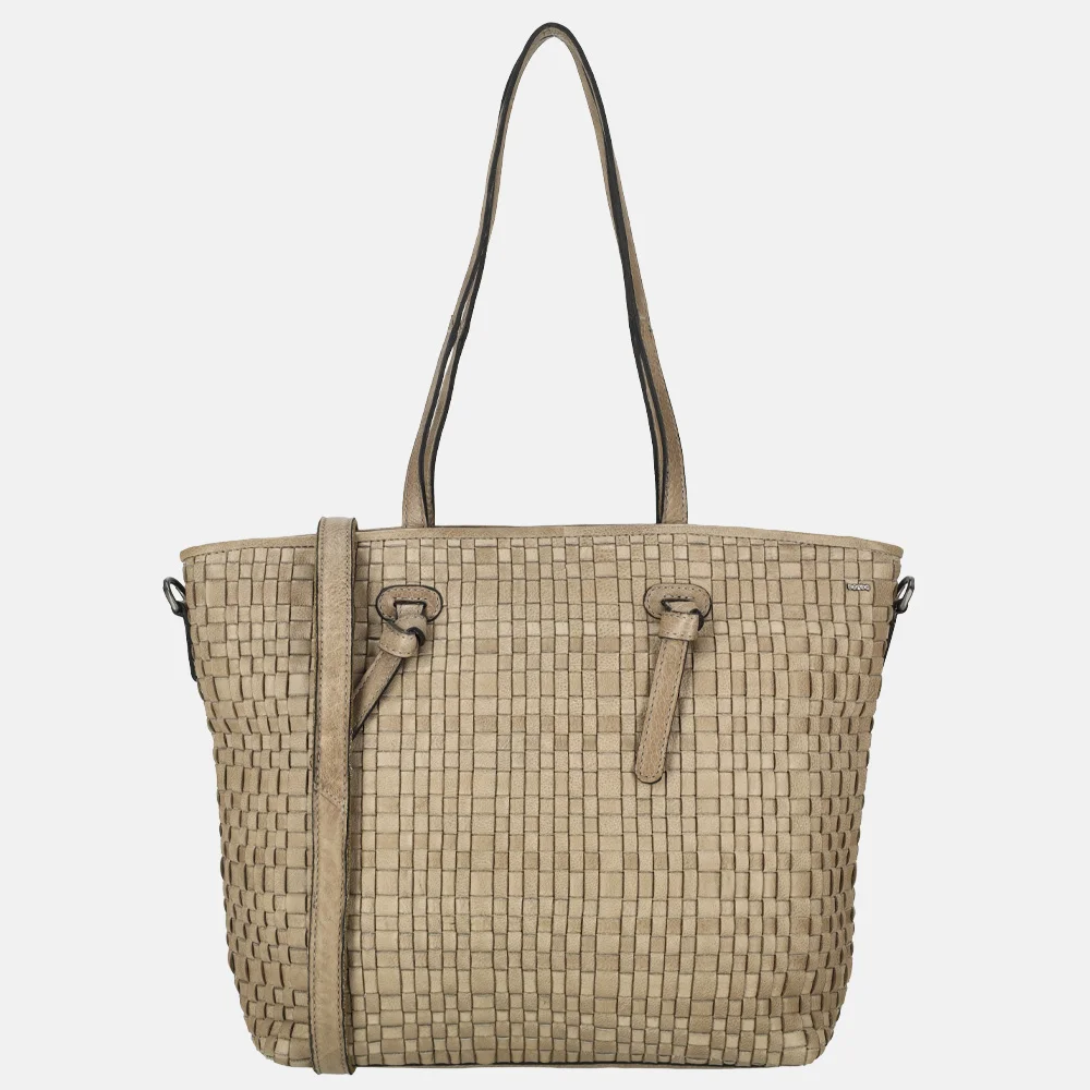 Berba Amalfi shopper vlechtwerk dust