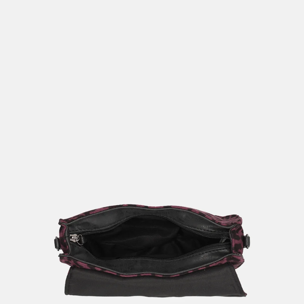 Enrico Benetti Jill crossbody tas bordeaux bij Duifhuizen