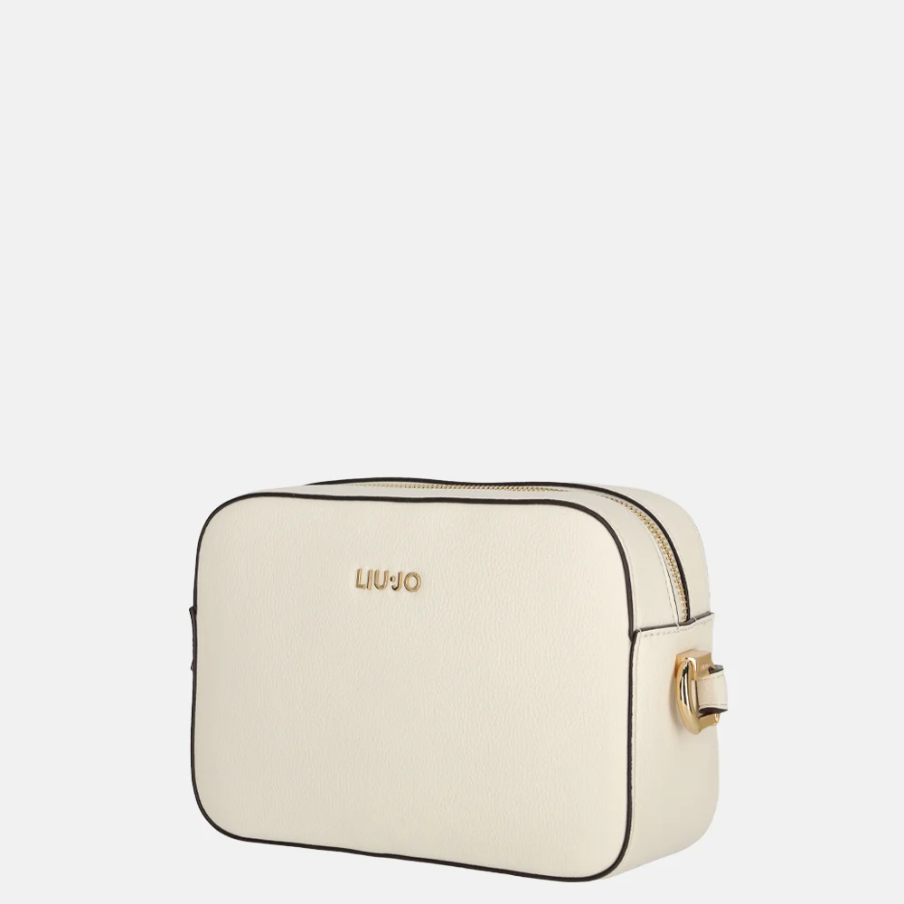 Liu Jo Manhattan camera case crossbody tas M cream bij Duifhuizen