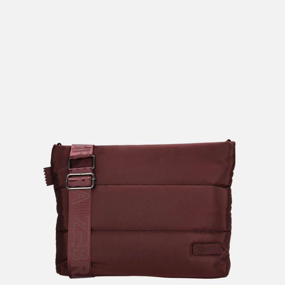 Zebra Trends crossbody tas bordeaux