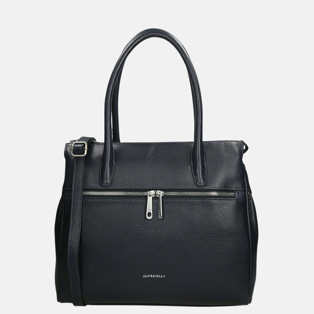 GiGi Fratelli Romance Business shopper navy bij Duifhuizen