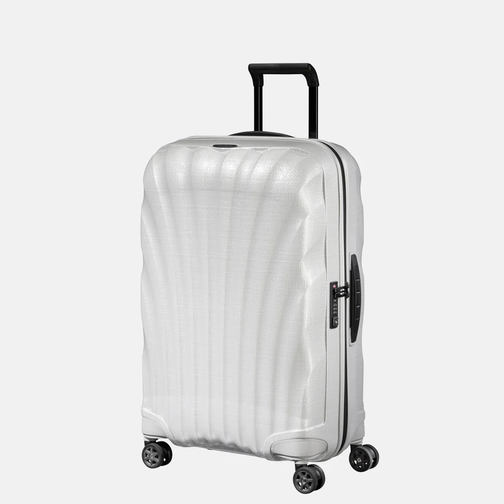 Samsonite C-Lite reiskoffer 69 cm off white bij Duifhuizen