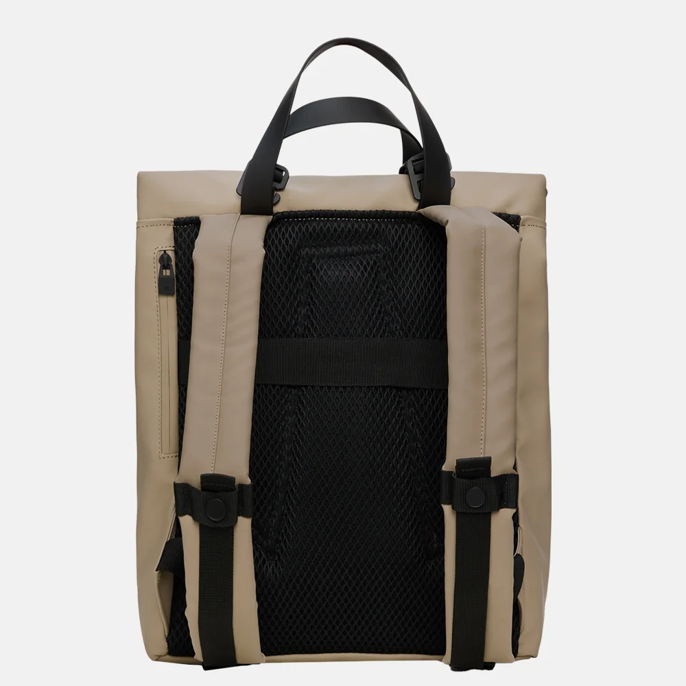 Rains rugzak beige bij Duifhuizen
