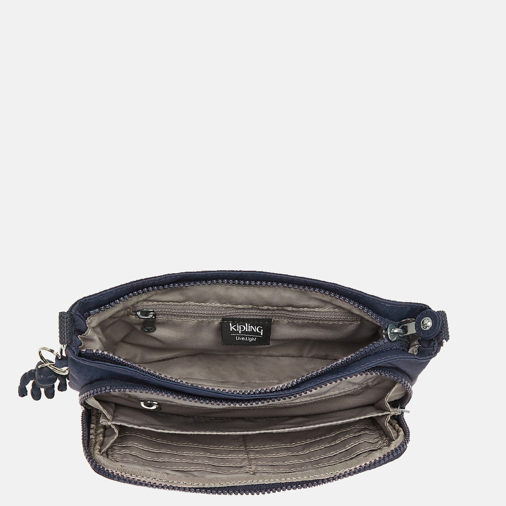 Kipling Myrte crossbody tas/schoudertas blue beu  bij Duifhuizen