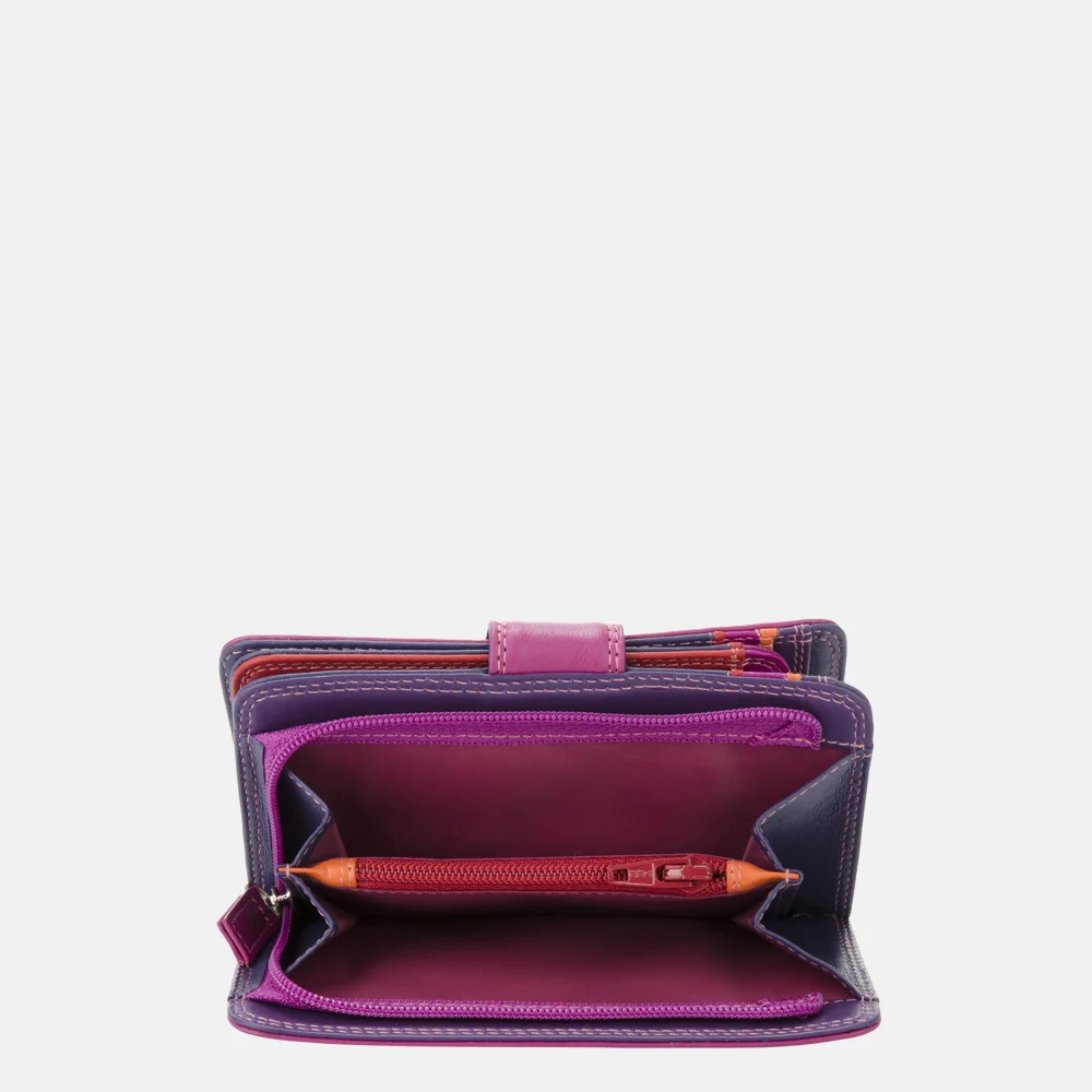 Mywalit snap portemonnee medium sangria multi bij Duifhuizen