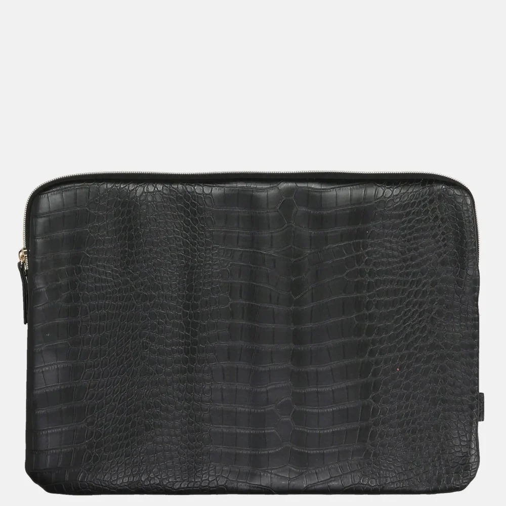 Duifhuizen croco laptophoes 15 inch zwart