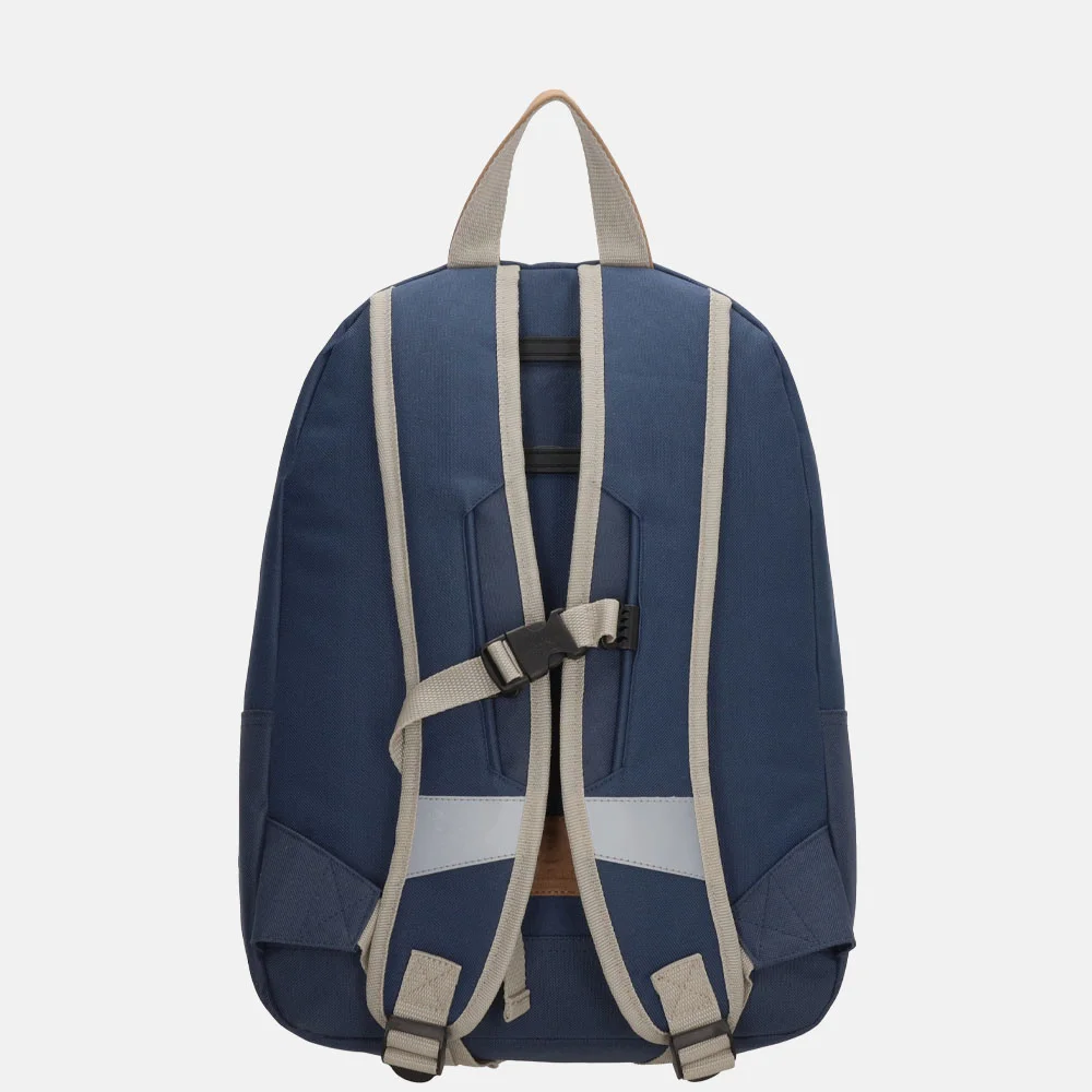 Beagles Colorblock kinderrugzak jeansblauw bij Duifhuizen