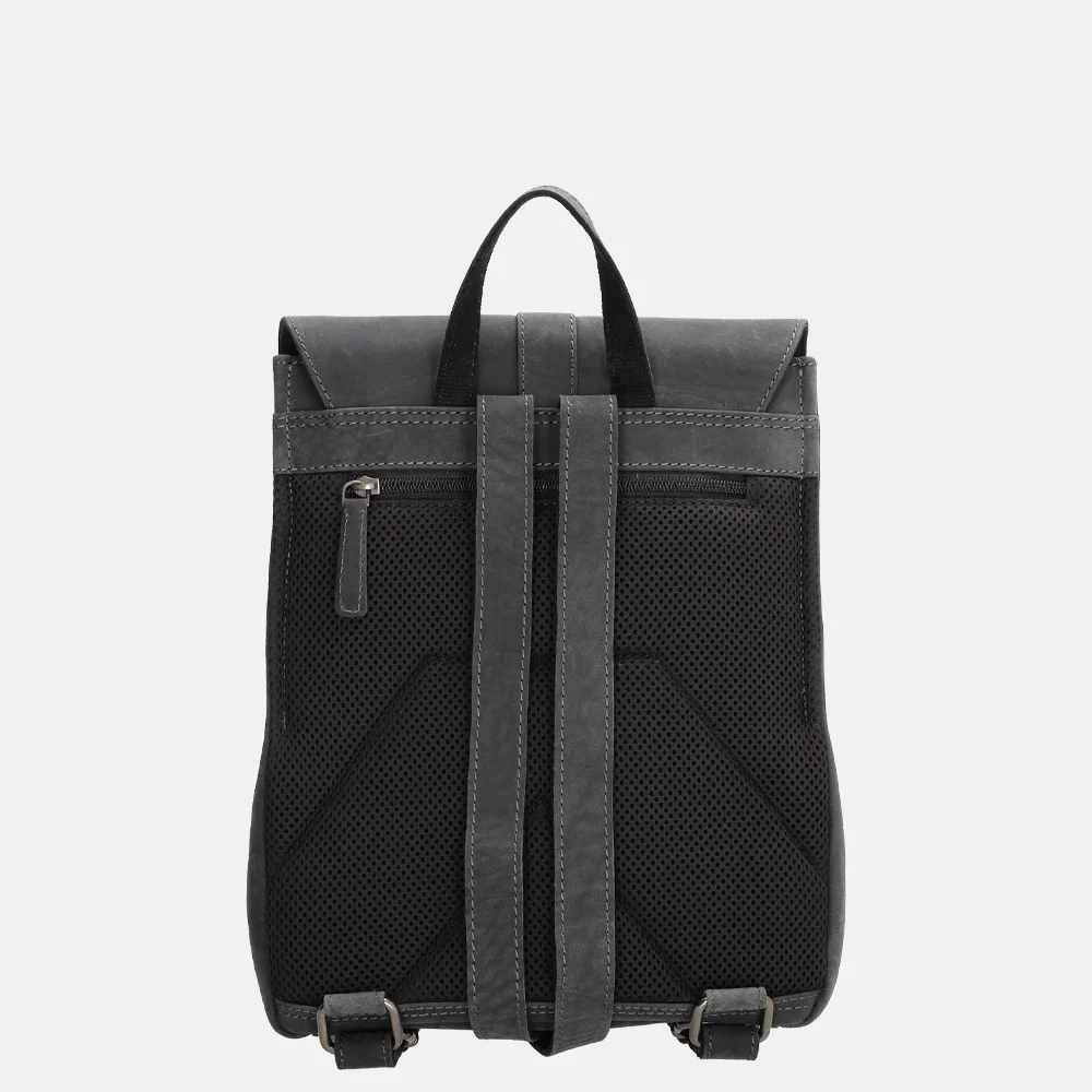 Hide & Stitches Idaho rugzak zwart bij Duifhuizen