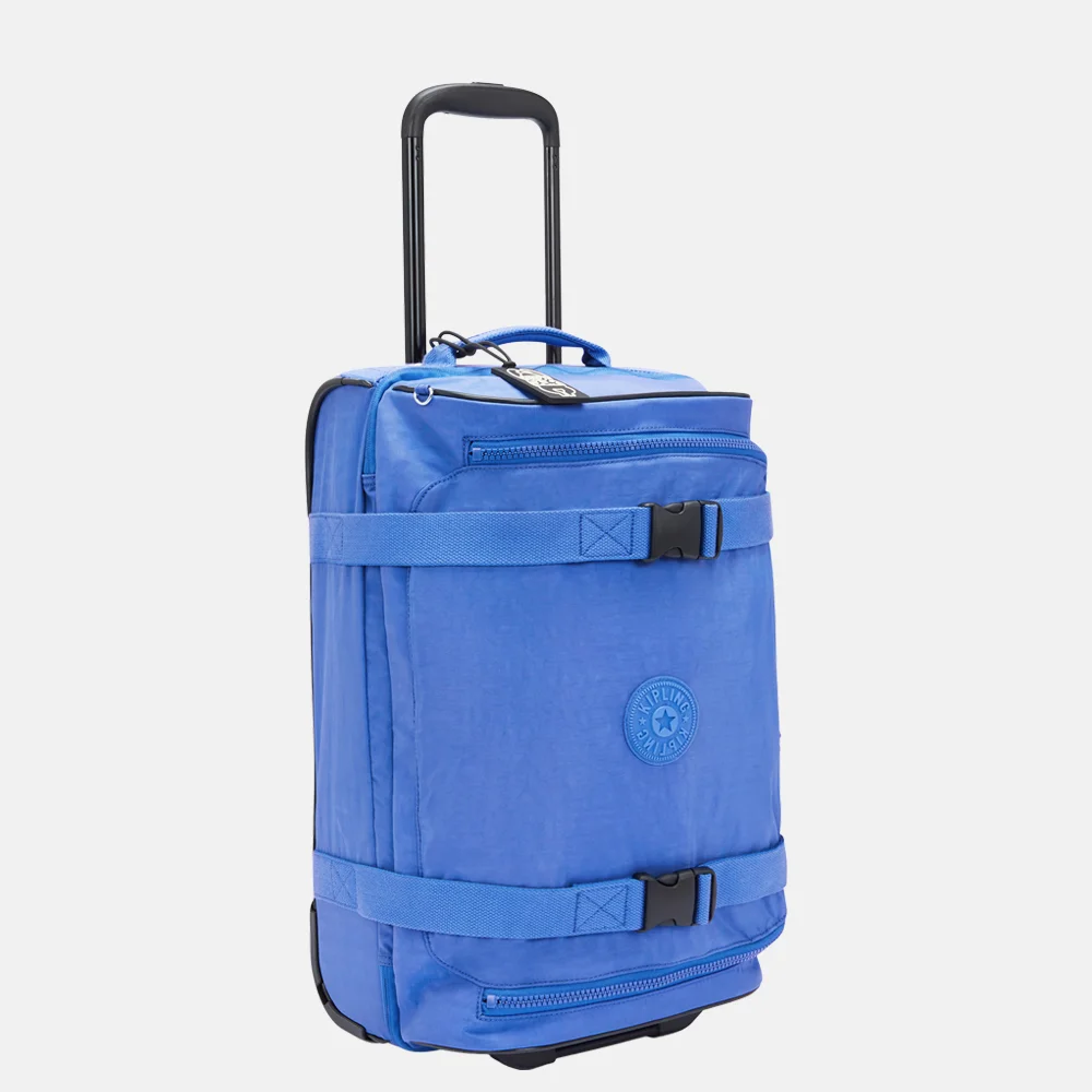 Kipling Aviana carry-on reistas op wielen S havana blue bij Duifhuizen