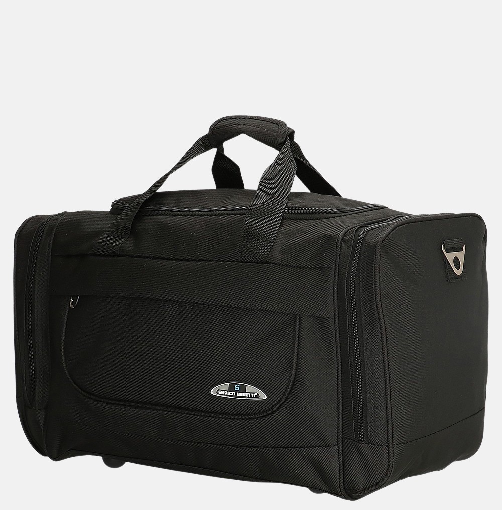 Enrico Benetti Orlando weekendtas S black bij Duifhuizen