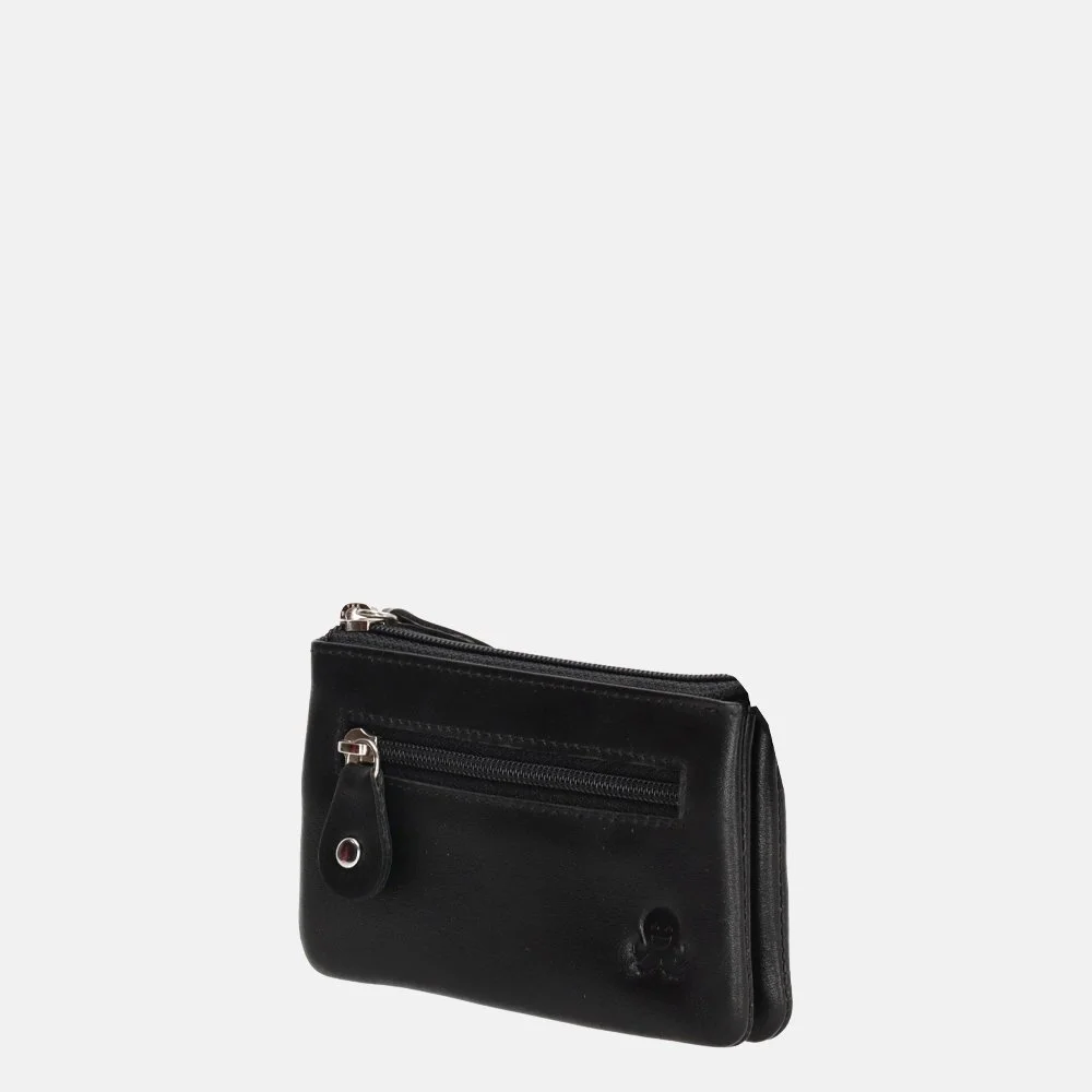 Happy Wallet rits sleuteletui zwart bij Duifhuizen