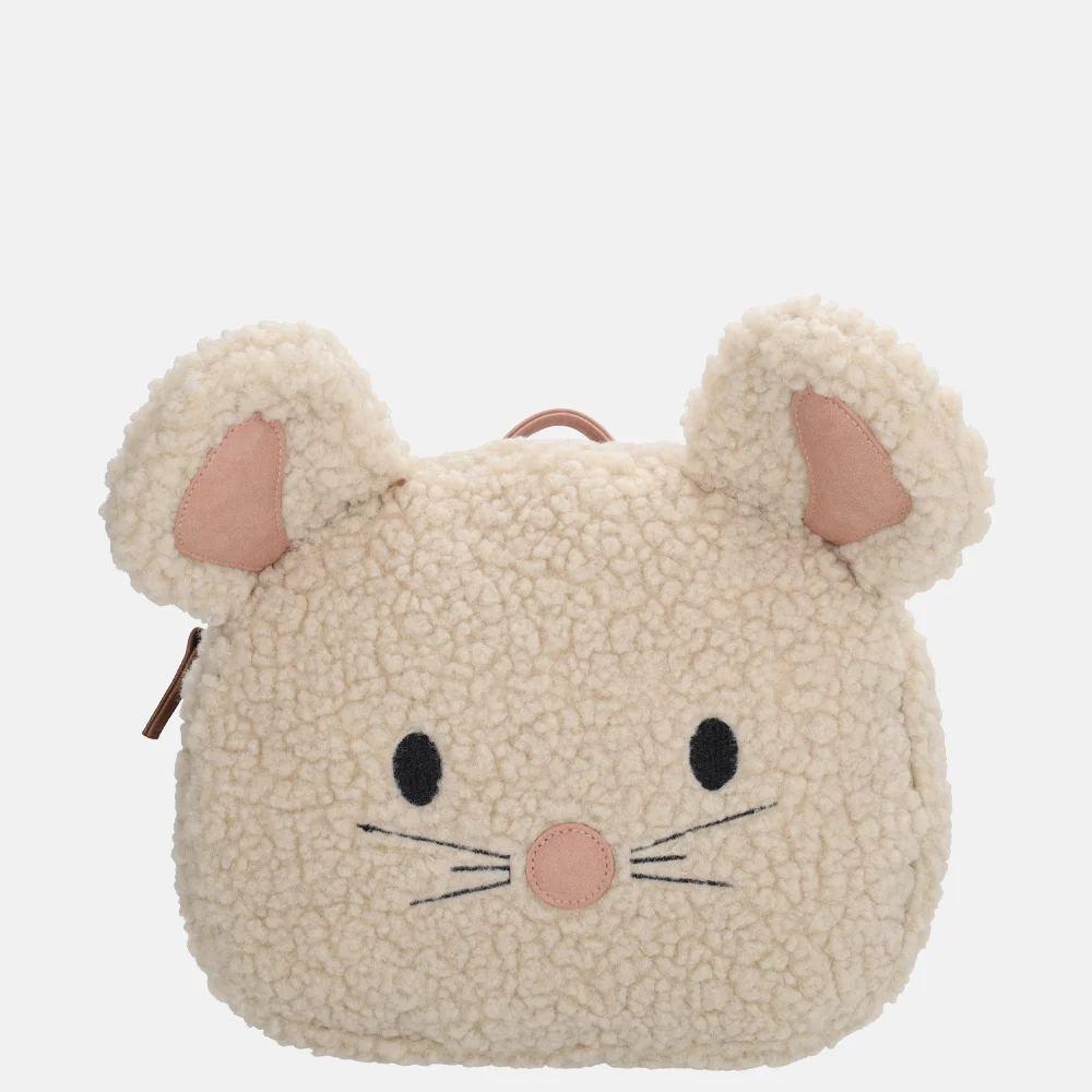 Beagles muis kinderrugzak teddy creme bij Duifhuizen