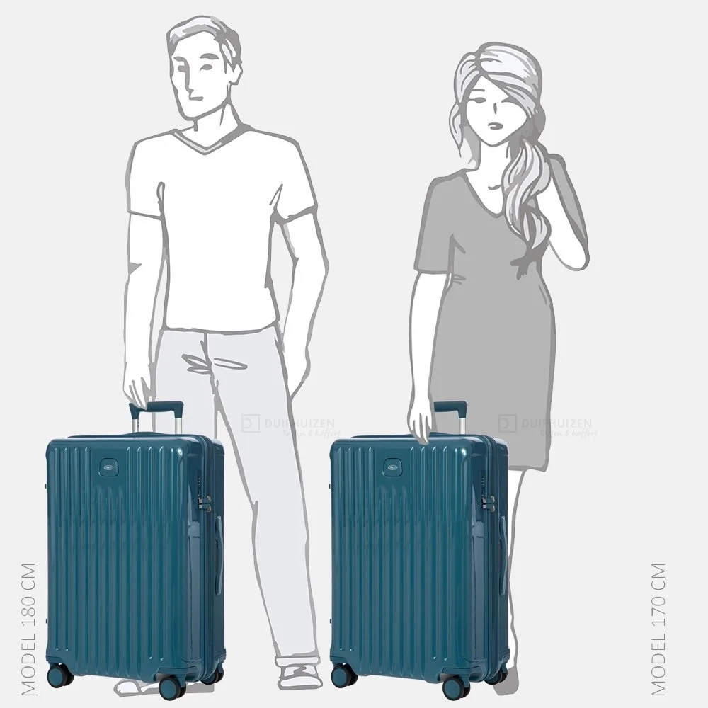 Bric's Positano koffer 69 cm sea green bij Duifhuizen