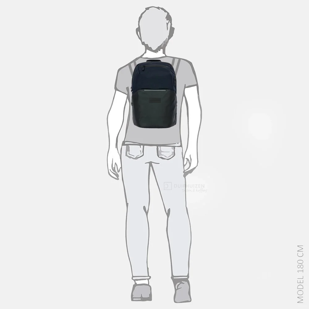 Porsche Design Urban Eco rugzak 13 inch XS dark blue bij Duifhuizen