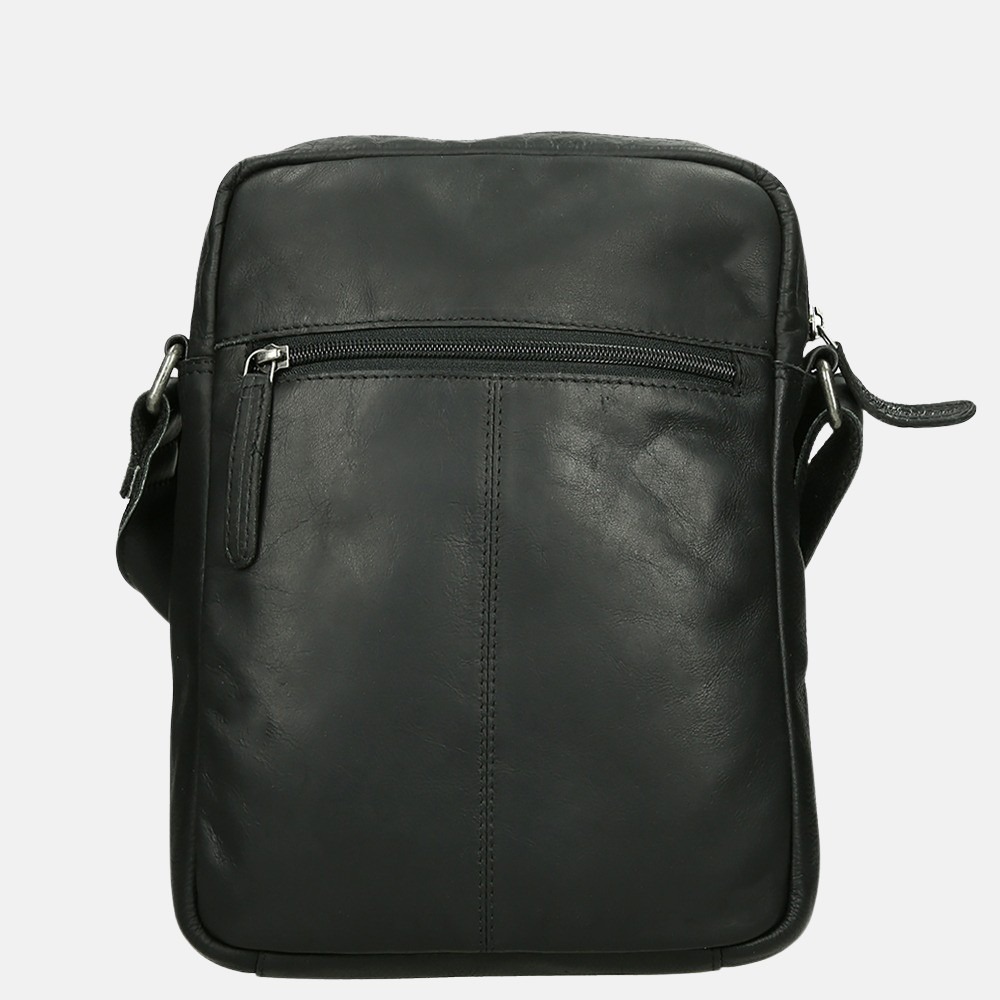 Chesterfield Dessau schoudertas black bij Duifhuizen