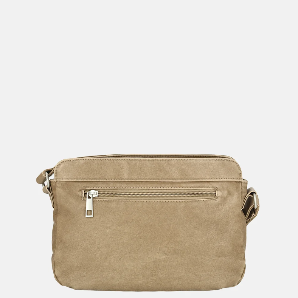 Enrico Benetti Harper crossbody tas middentaupe bij Duifhuizen