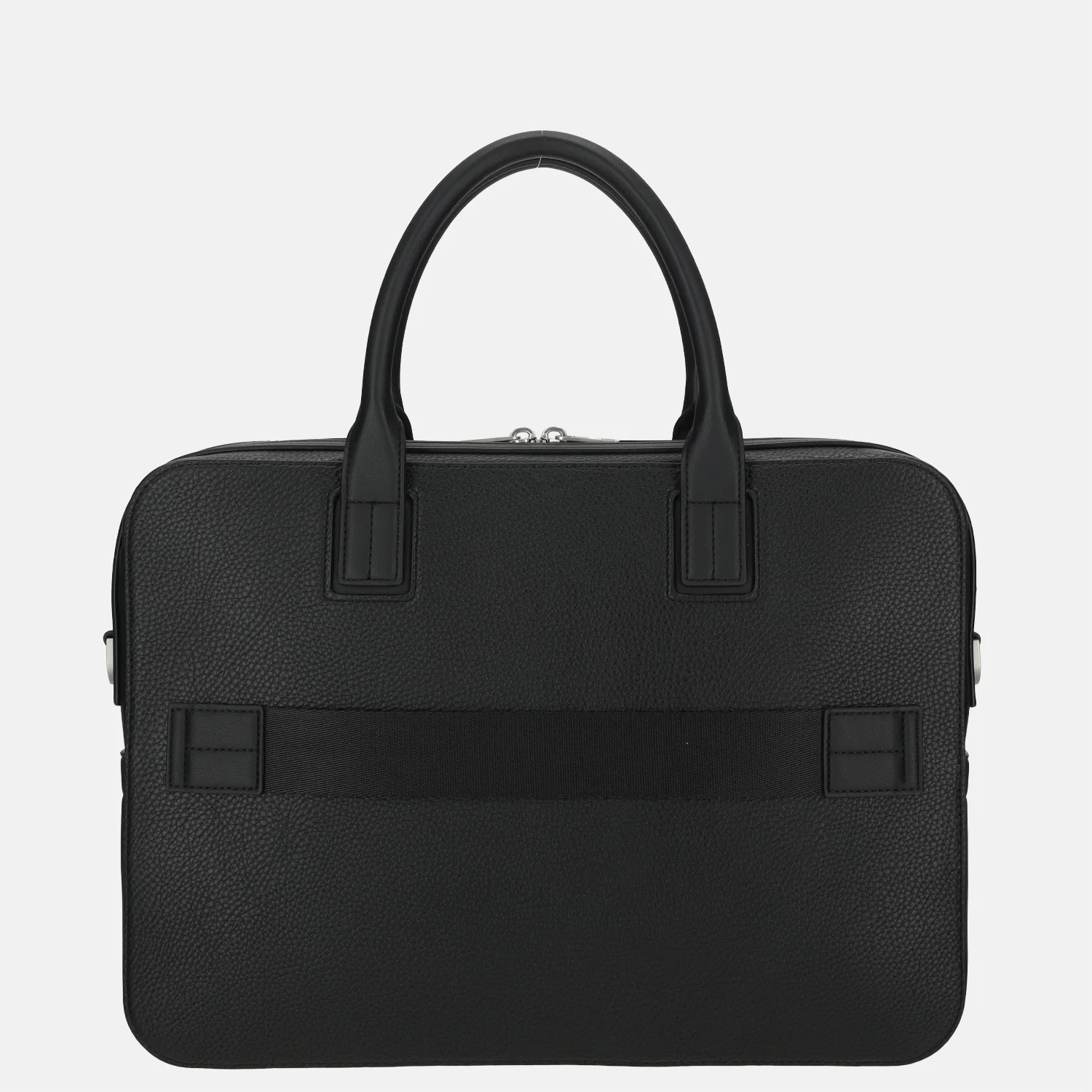 Tommy Hilfiger central slim computer bag laptoptas black bij Duifhuizen
