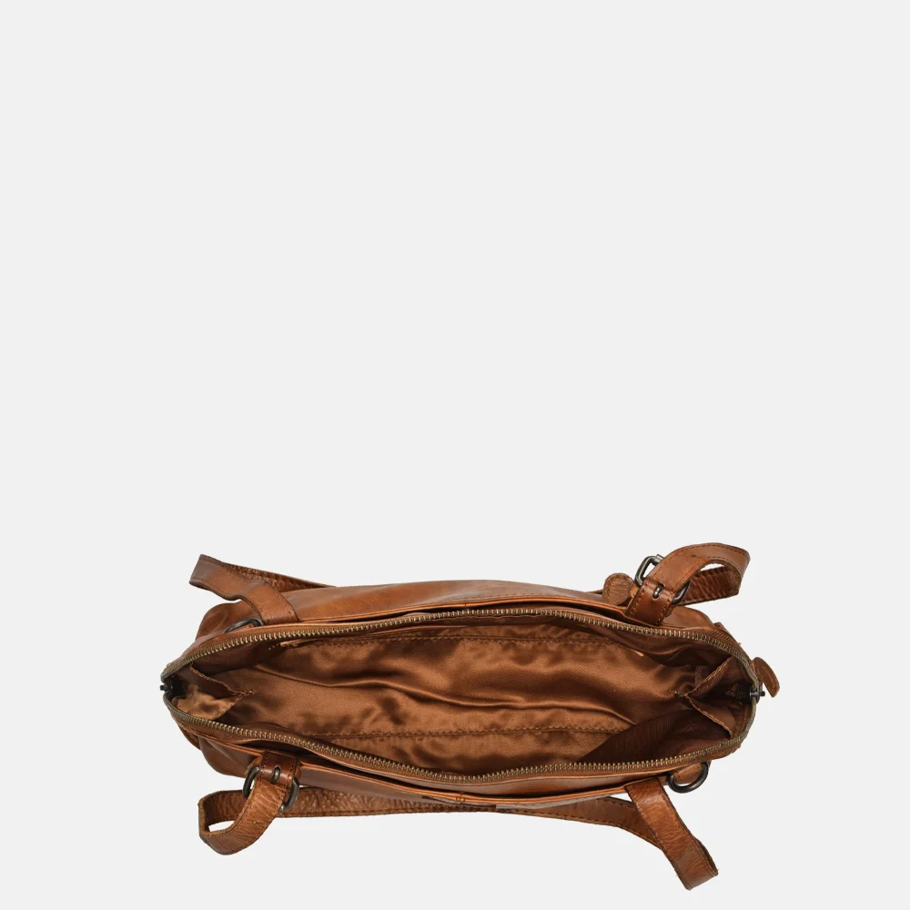 Bear Design schoudertas cognac bij Duifhuizen