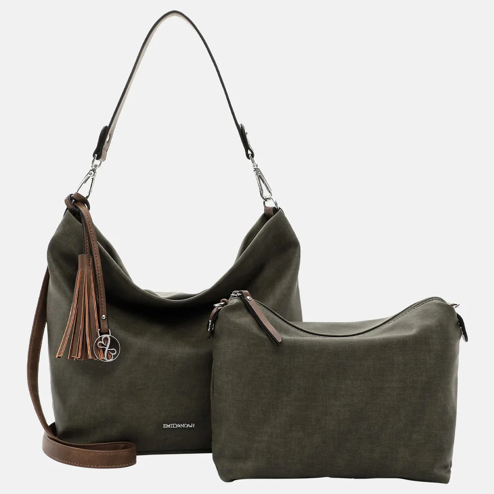 Emily & Noah Elke buideltas olive cognac bij Duifhuizen