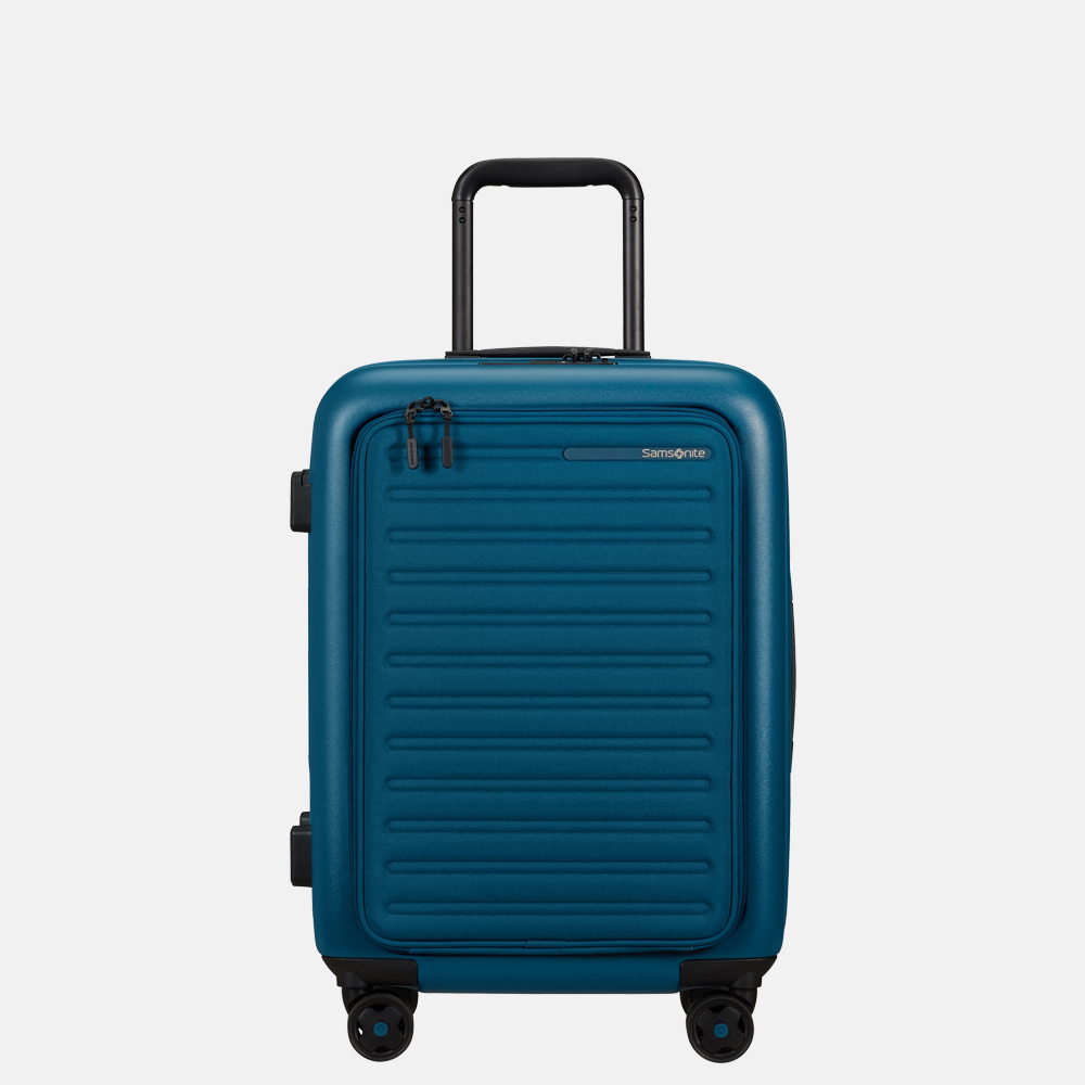 Samsonite StackD handbagage spinner 55 cm petrol