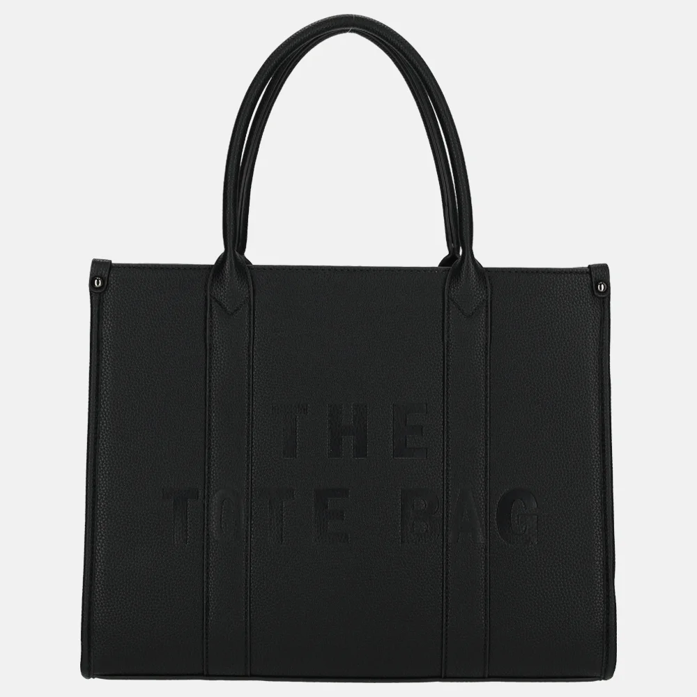 Firenze shopper tote bag L black bij Duifhuizen