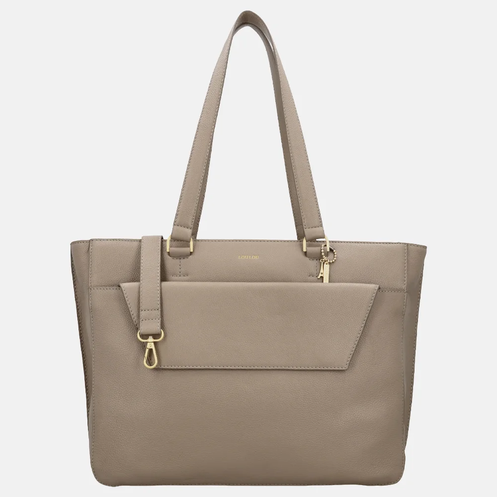 Loulou Essentiels Celine shopper 15.6 inch soft sepia